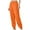 Orange, variant on Wide Leg Sweatpants For Women Solid Color Sports Loose Casual Oversize Navy Joggers Pants S-2XL
