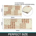 thumbnail image 7 of Pioneer Flower Floral Print Pattern Kitchen Rugs Sets Of 2,Anti Fatigue Kitchen Mat Rugs Non Slip Washable,Decorative Kitchen Floor Mats for Kitchen,Sink,Laundry,17"x30"+17"x47", 7 of 7
