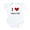 Cloud White, variant on CafePress - I Love Theater Infant Creeper - Baby Light Bodysuit, Size Newborn - 24 Months