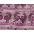 thumbnail image 4 of oneOone Viscose Jersey Fabric Peacock Block Print Sewing Fabric BTY 60 Inch Wide, 4 of 5