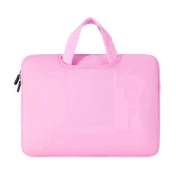 GJX 2026 New Laptop Sleeve 14 Inch Waterproof and Shockproof Laptop Case Handbag Portable Laptop Bag for Macbook Samsung Ipad Chromebook Hp Acer Lenovo,Pink