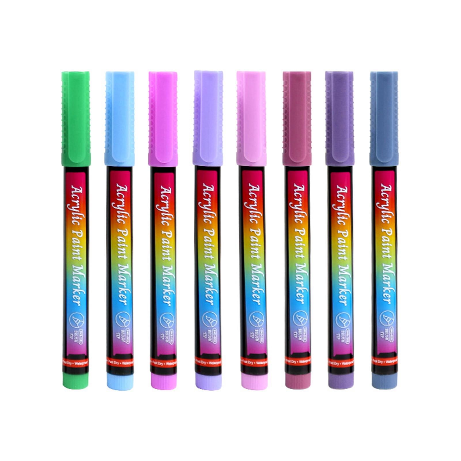 FVDPWYE Metallic Marker Pens Watercolor Pen Kit Painting Smooth for 24 Colors C 24 Colors