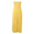 thumbnail image 5 of Vestido informal de playa sin mangas y cuello redondo holgado para mujer - Poliéster, ligero para vacaciones/uso diario, 5 of 5