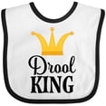 thumbnail image 3 of Inktastic Drool King Baby Boy Funny Boys Baby Bib, 3 of 4