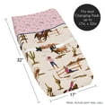 thumbnail image 5 of Sweet Jojo Designs Western Cowgirl Pink Brown and Beige Changing Pad Cover, 5 of 6