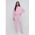 thumbnail image 2 of Women's Zip Front Bubble Hem Hooded Sweatshirt, 2 of 4