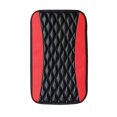 thumbnail image 1 of car armrest cushion, leather console box universal protector, soft padding interior pad accessory, 1 of 3
