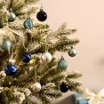 thumbnail image 3 of Valery Madelyn 100ct Mini Christmas ball Ornaments, Silver Blue Shatterproof Ornaments, Hanging Christmas Tree Decor for Holiday, 3 of 8