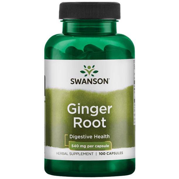 Swanson Ginger Root 540 mg 100 Capsules