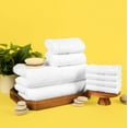 thumbnail image 3 of Premium Turkish Cotton White Towels, 3 of 11