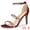 Burgundy, variant on BLISSFUL STEP Women's Rhinestone Ankle Strap Stiletto High Heels Sandals Black (Size 10)