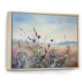 thumbnail image 2 of Designart "Charming Farmhouse Purple Thistle Meadow" Thistle Floater Framed Canvas Prints, 2 of 5