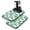 White-327, variant on Burger Dish Drying Mat, Foodie Breakfast Junk Food American Food Absorbent Kitchen Mat