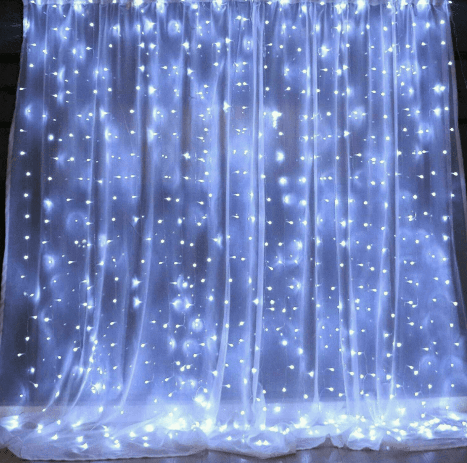 300 LED Curtain Fairy Lights USB String Light With Remote Xmas Party Wedding US 