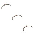 thumbnail image 2 of Maytalsory Metal Arch Frame Kiss Clasp Purse Bag DIY Bead Head Lock Grey 24.5cm 3Set, 2 of 6