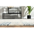 thumbnail image 5 of Abani Mesa Collection Cream Rug Border Blue Southwest 6' x 9' Area Rug, 5 of 5