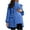 Blue, variant on Women's Coat Maternity 3 In 1 Winter Thicken Quilted Lined Warm Hooded Outwear Puffer Down Jacket Parka with Pockets