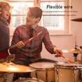 thumbnail image 5 of Drum Brush Bamboo Stick Set Soft Handle Easy to Play Percussion Instrument Accessories, 5 of 8