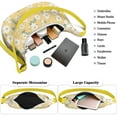 thumbnail image 2 of Lightweight Hobo Bag with Daisy Floral Design Adjustable Strap Smooth Zipper Nylon Material Suitable for Daily Use and Outdoor Activities, 2 of 5