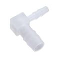thumbnail image 2 of Plastic Pipe Fittings, Barbed Reducer Connectors, L Type, 90 Degree Elbows, 8 x 4 mm, 10 Pcs, 2 of 3