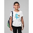 thumbnail image 2 of Rawr Where The Fries Dinosaur  T-Shirt Juniors -Image by Shutterstock,  x-Small, 2 of 4