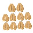 thumbnail image 2 of 10 pares de orejas de conejo, diademas de disfraz, suaves orejas de animales de peluche de doble cara para crear diademas con parches y de ani Caqui, 2 of 9