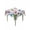 White, variant on Colorful Butterfly Suqare Tablecloth - 54 x 54 Inch, Elegant Pastoral Butterflies Watercolor Waterproof & StainResistant Tablecloth, Washable Oil-proof Table Cover for Dining/Party/Wedding/Buffet