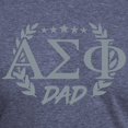 thumbnail image 3 of CafePress - Alpha Sigma Phi Greek Dad Stone T Shirt - Mens Tri-blend T-Shirt, 3 of 4
