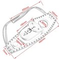 thumbnail image 3 of Motorcycle Fuel Tank Cover Panel Pad Strap Bra Bag for 883 1200 XL Fuel Tank Bag, 3 of 4