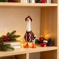 thumbnail image 6 of Christmas Desk Goose Outfits 7 Inch Goose Clothes Accessories Gingerbread Man Christmas Tree Set for Desktop Gifts Winter Party Decorations by MPOISVA, 6 of 7