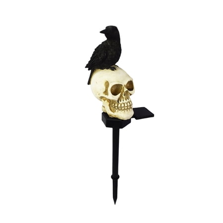 Outdoor Solar Halloween Lights - LED Ghost Stake Lights for Pathway Patio & Yard Decor Waterproof Spooky Garden Lighting