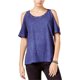 thumbnail image 1 of Sanctuary Clothing - Camiseta básica con hombros descubiertos para mujer, azul, grande Sanctuary Clothing  Camiseta básica, 1 of 1