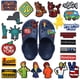 thumbnail image 5 of Lindos adornos para zapatos con palabras Anti Club Rockin Croccin Heart Hella Hyphy Golden State Peace Sad Black Buckle Accesorios, 5 of 5