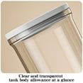 thumbnail image 3 of Airtight Food Storage Containers, Plastic Kitchen Canisters for Grains Coffee and Spices, Mechanical Seal Preserves Freshness, Easy Pour Design, BPA-Free and Dishwasher Safe, 3 of 8