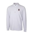 thumbnail image 2 of Men's Cutter & Buck White Alabama Crimson Tide Traverse Stretch Quarter Zip-Pullover Top, 2 of 3