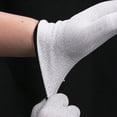 thumbnail image 4 of Guantes conductores de Conexión A Tierra Fibra de Plata de Nylon 280d Guantes de ComputerArator Unisex Transíbles Para El Manejo de la Placa de CircuitO de EnsamblAJE Electrónico, 4 of 7