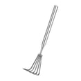 thumbnail image 1 of DYNWAVECA Garden Rake Portable Comfortable Handle Hand Rake for Digging Beach Planting 5 Tines, 1 of 10