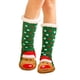 thumbnail image 1 of Ounissouiy 1 par de calcetines de estilo navideño para otoño e invierno, calcetines suaves portátiles, medias de fibra acrílica a la moda, Suministros térmicos Verde, 1 of 5