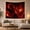 Crimson Star Cloud, variant on Cosmic Nebula in Deep Space Red Starry Sky Dramatic Celestial for Space Lovers Celestial Wall Art Christmas Gift Tapestry Wall Hanging for Bedroom, Living Room and Dorm