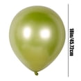 thumbnail image 2 of 50PCS Metallic Green Balloons 18 Inch Small Party Decoration Latex Style Plastic Balloons for Arch Garland, 2 of 5