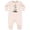 Natural Heather, variant on Inktastic Curious Greyhound Baby Fleece Romper