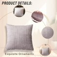 thumbnail image 5 of AUQ 4Pcs Decorative Pillow Covers Piped Edging Pillow Covers 16X16 Comfortable & Breathable Throw Pillow Cover Style5, 5 of 7