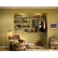 thumbnail image 5 of ClosetMaid 78809 ShelfTrack 5ft. to 8ft. Adjustable Closet Organizer Kit, Satin Chrome, 5 of 6