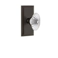 thumbnail image 3 of Grandeur 810790 Carre Solid Brass Rose Passage Door Knob Set - Nickel, 3 of 5
