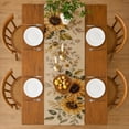 thumbnail image 2 of SPXUBZ Sunflower Wildflower Table Runner 13 x 72 Inch Rustic Floral Farmhouse Dining Table Runner for Kitchen Dining Room Everyday Home Decor, 2 of 5