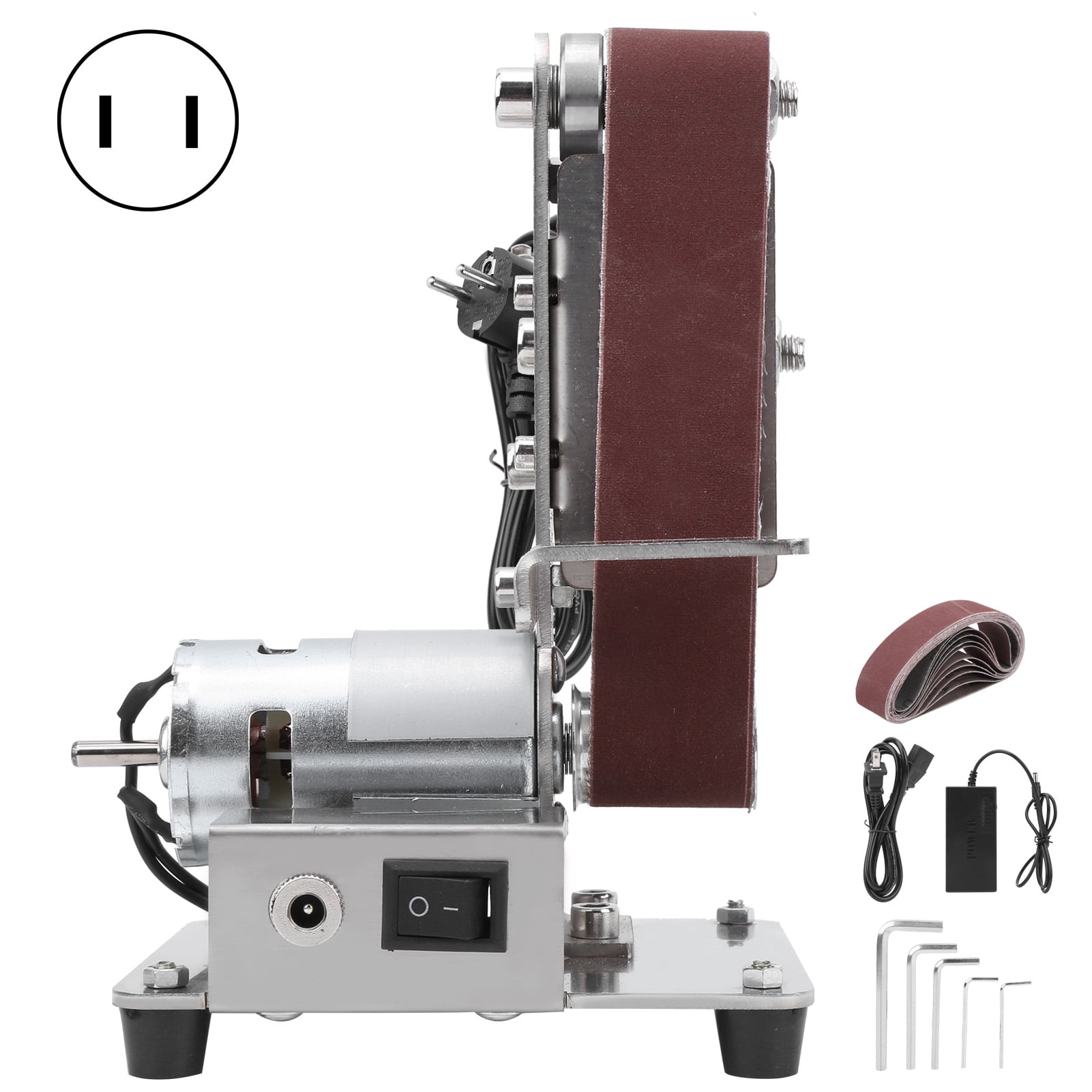 Ymiko 775 Multifunctional Grinder Mini Electric Belt Sander DIY Polishing Grinding Machine 110 240V DIY Polishing Grinding Machine Electric Belt Sander Walmart