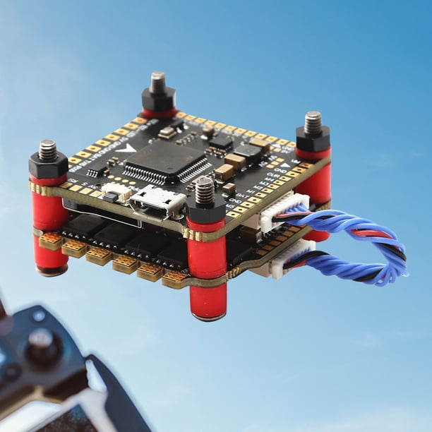Regulador Eléctrico Cepillado Regulador eléctrico cepillado Soporte Dshot Barómetro OSD Quadcopter 4 en 1 para automóvil Sywqhk libre de BPA