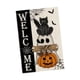 thumbnail image 5 of Bandera de jardín de Halloween, pancarta de doble cara, decoración de Halloween, bandera de lino para el hogar Gato negro, 5 of 9