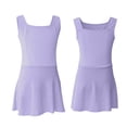 thumbnail image 7 of Busydd Dance Dresses for Girls 3-15 Years Casual Round Neck Sleeveless Girls' Dresses Solid Color Girls Clothes for Dance Gymnastics 14-15 Years, 7 of 7