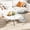 White, variant on LinkRomat 23.62" Walnut Round Coffee Table, Modern Walnut Finish Small Coffee Table for Living Room, Sofa, Bedroom or Balcony